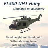 FL500 UH-1 Huey 500-Class 2.4G 6CH Scale RC Helicopter Model with FLISHRC L7 Flight Controller, 4-Mode Positioning GPS (RTF Version)